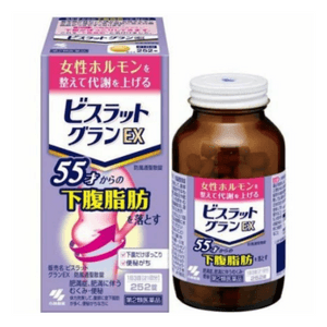 【日本直邮】日本 KOBAYASHI小林制药 更年期消除内脏脂肪 EX 加强版 减脂丸 252 粒