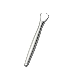 【中国直送】Fatina 舌クリーナー（アメリカ製）、ステンレススチール製、大人用、息を爽やかに、口臭を除去、舌クリーナー、5個購入で1個無料