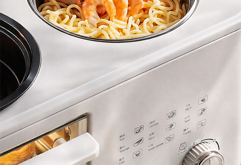 元谷 懶人早餐神器 四合一多功能早餐機 多士爐煎蛋一體