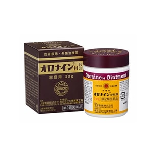 일본 직송: 동상, 발적, 부기, 가려움증 및 통증에 효과적인 오츠카제약 오로닌 H 연고, 30g