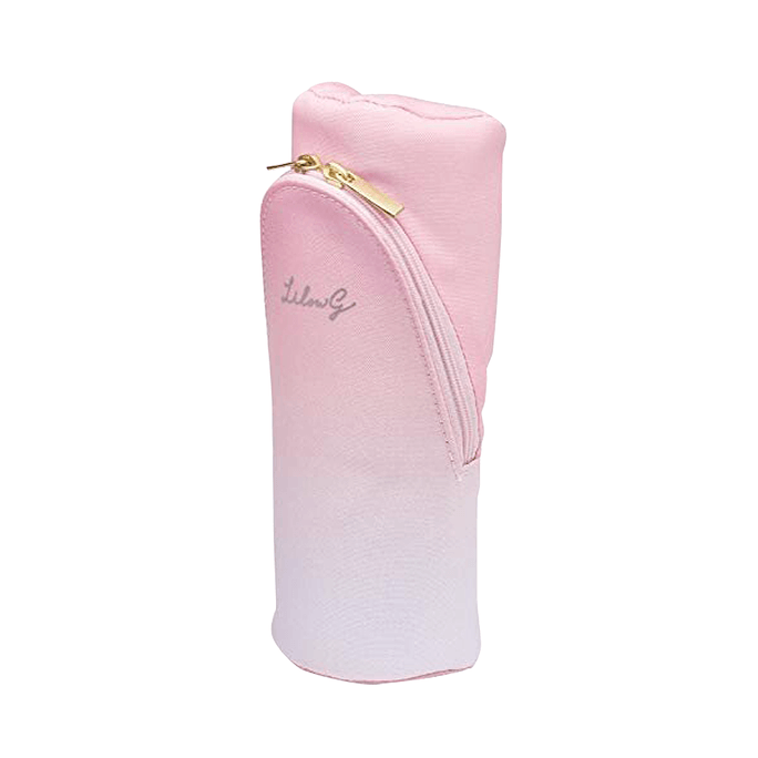 日本SONIC Smaster Lil 直立式漸層色筆袋 #FD-3417-P 粉紅色