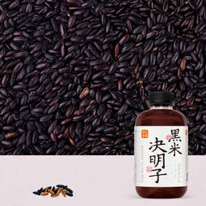 果子熟了 有气草本 黑米决明子植物饮料 500ml *6【6份超值装】【0糖0卡0脂】