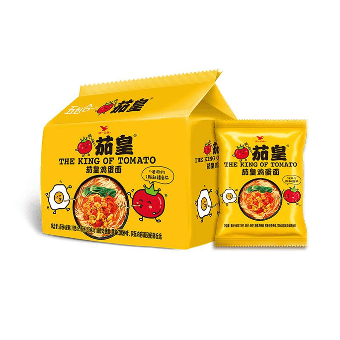 【중국 직송】미니소 토마토 계란 국수 580g*1팩