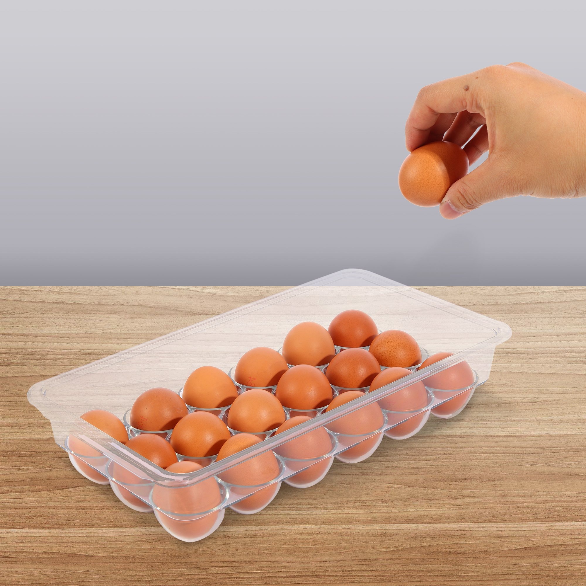 ROSELIFE 鸡蛋收纳盒可容纳18个鸡蛋