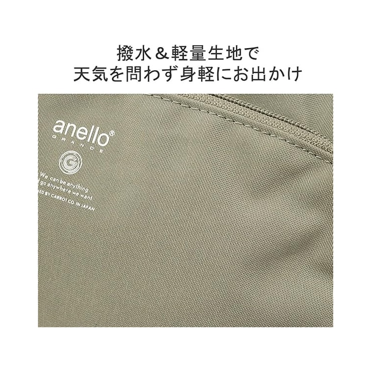 【Expédition directe du Japon】 Sac bandoulière mini Boston ANELLO GRANDE, petit sac d'extérieur, léger et facile à ranger, noir, 1 pièce 5