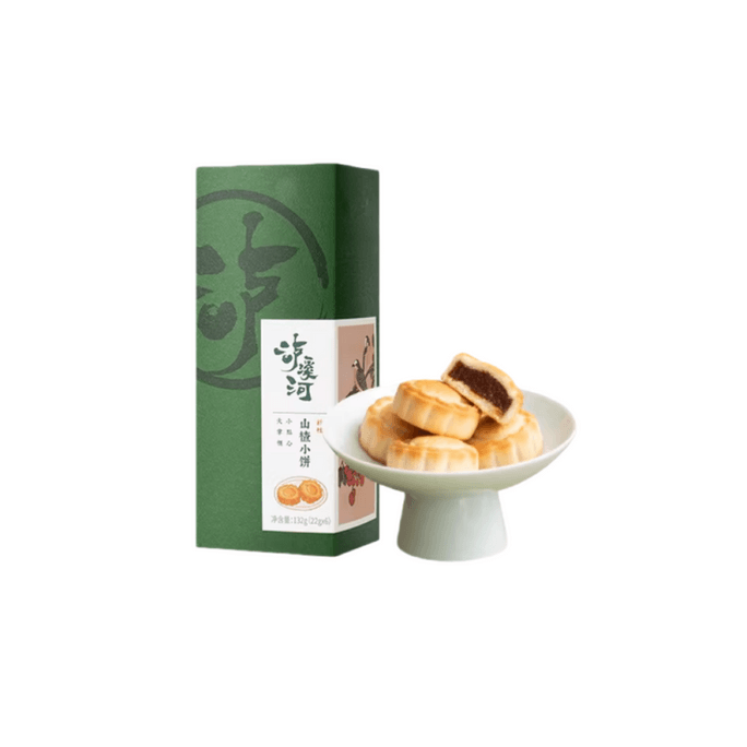 Luxi River Traditional Chinese Pastry Hawthorn Cake Crispy Cake 132g * 1 Box