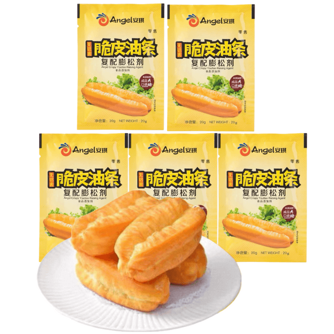 安琪 脆皮油条膨松剂 无铝害 家用快速炸香脆油条 烘焙材料小包装 20g*5袋