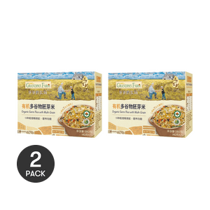 爷爷的农场 有机多谷物胚芽米  谷物米营养辅食粥 宝宝辅食  280g *2【2份超值装】