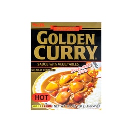 Golden Curry Sauce with Vegetables Hot 230g