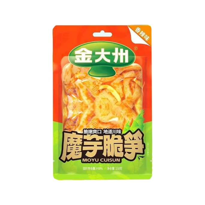 Jin Dazhou Spicy Ready-to-Eat Konjac Crispy Bamboo Shoots 150g*1 Bag