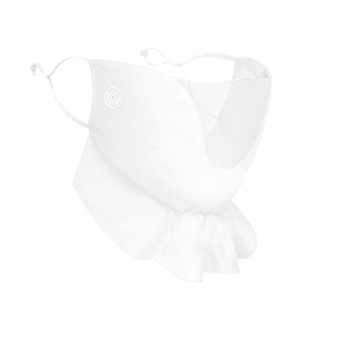 Summer Sunscreen Mask UV Breathable Thin Section Chiffon Mask White