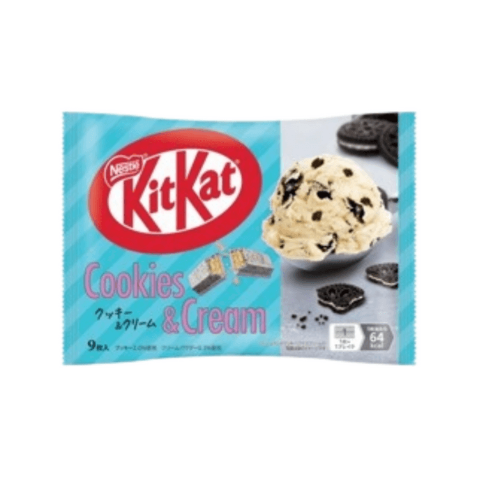 KIT KAT Cookies & cream Chocolate wafer 9pc