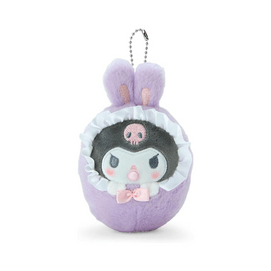 SANRIO Easter Baby Swaddle Plush Keychain Kuromi