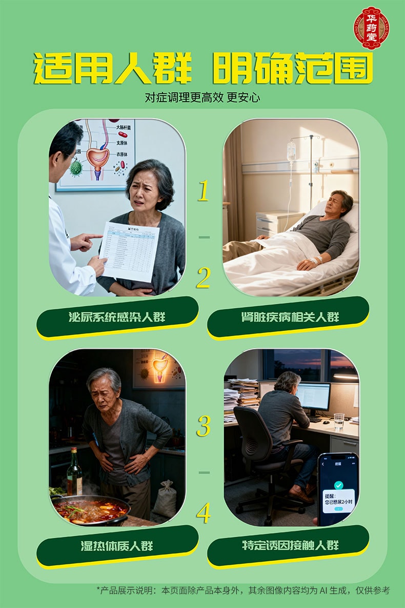 华药堂 复方石韦胶囊 36粒/盒 适用于小便不利 尿频 尿急 尿痛 肾炎 膀胱炎 尿道炎