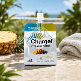 Chargel Hydrating Snack Pineapple Flavor 6.35oz 【Antioxidants】【Vitamins A/C/E】