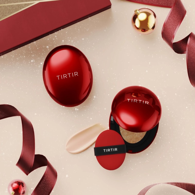 韩国 TIRTIR 红色持久定妆光彩气垫  防晒持妆遮瑕 油皮不脱妆  SPF40 PA++  #21N 象牙白 18g. 3
