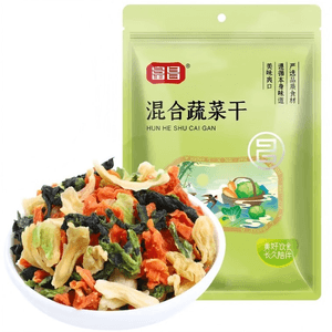 【中国直邮】 富昌 脱水混合蔬菜干泡面煲汤烹饪爆炒蔬菜包300g*1袋