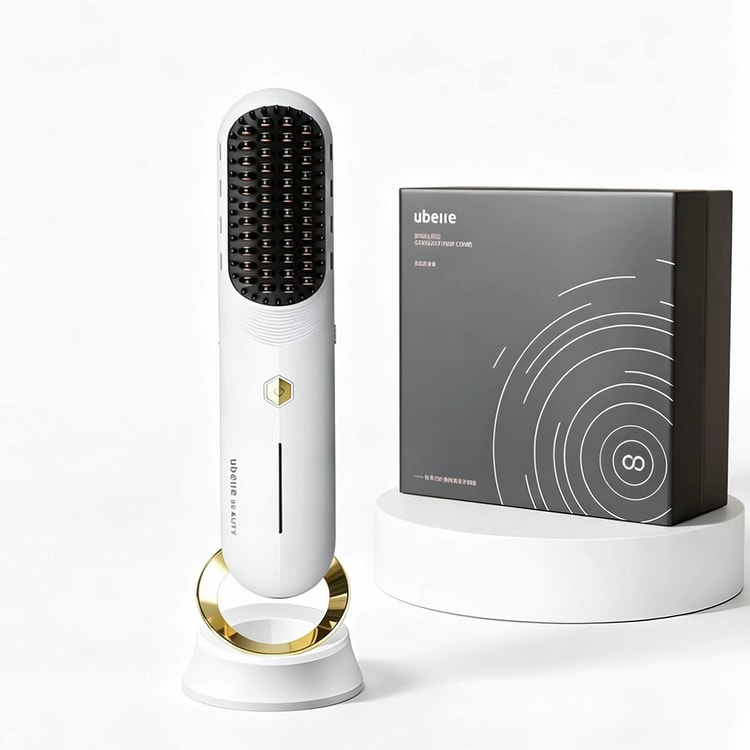 Negative Ion Straight Hair Comb 本体 UBelle Wireless Negative Ion Straight Hair Comb White 1 Piece