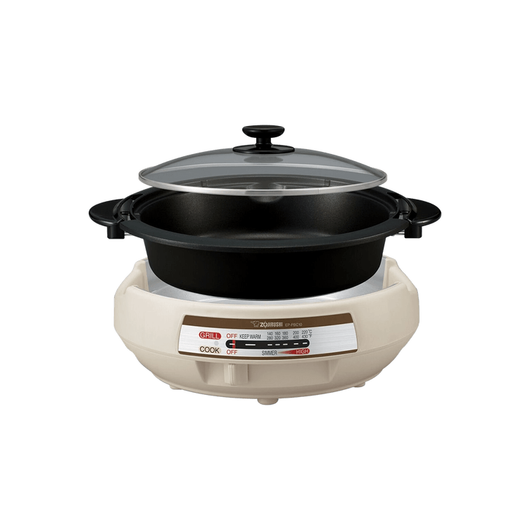 Gourmet Expert Electric Skillet & Hot Pot Light Grey EP-PBC10, 120 Volts 4