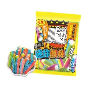 Mini sour bar candy125g [Fruit-flavored filling] [Sweet and sour soft and glutinous]