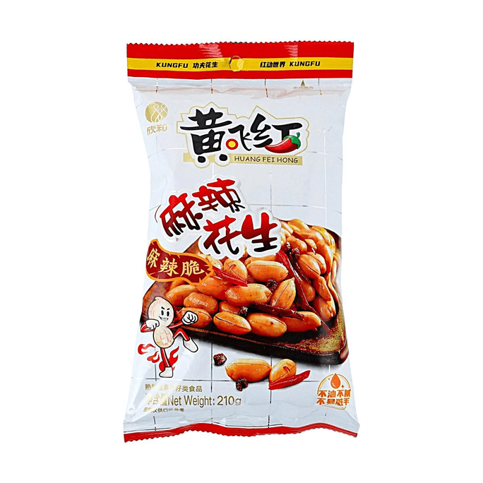 황페이홍 매운 땅콩, 7.4oz(210g)【포장은 다를 수 있습니다】