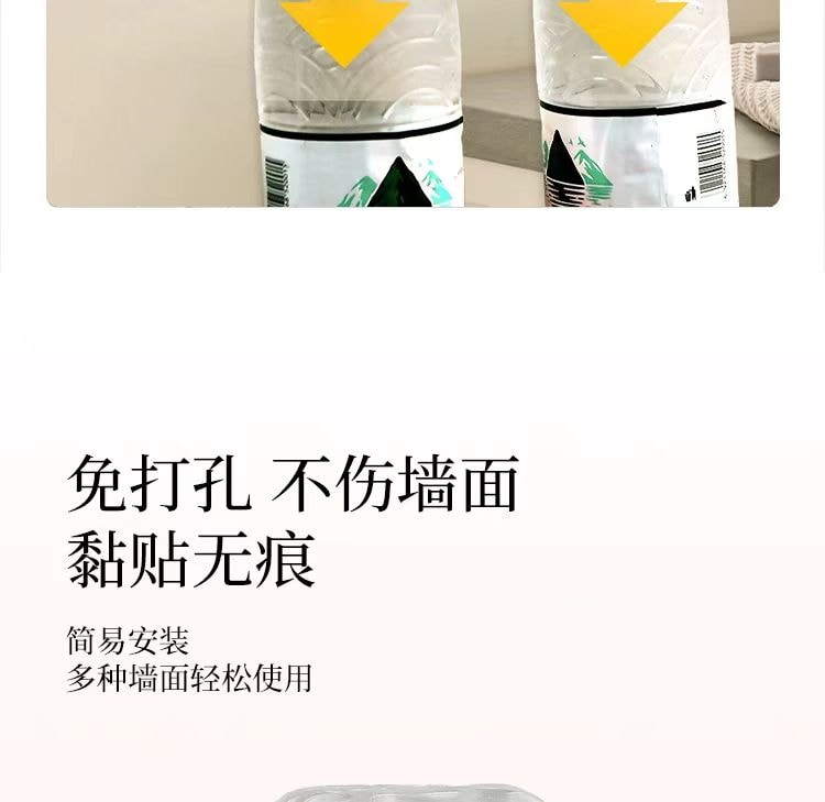 海蓝星 轻奢液态冰川纹挂钩 不惧潮湿环境 免钉轻松安装 工艺精美 加粗挂钩更结实 5个装