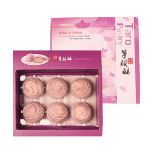 台湾超比 芋头酥 6枚入 300g【台北人气点心伴手礼】