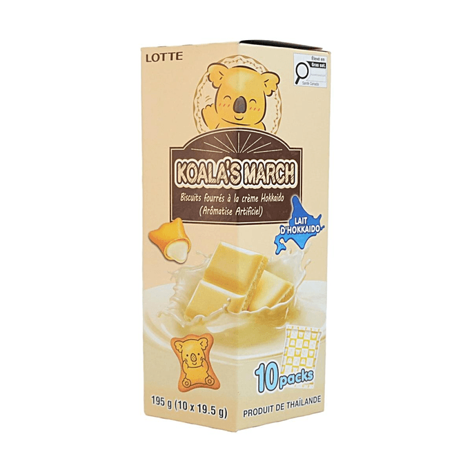 Koala's March Biscuits Hokkaido Milk Flavor 0.69oz*10 packs 【Hokkaido Milk Flavor】【Crispy and Sweet】