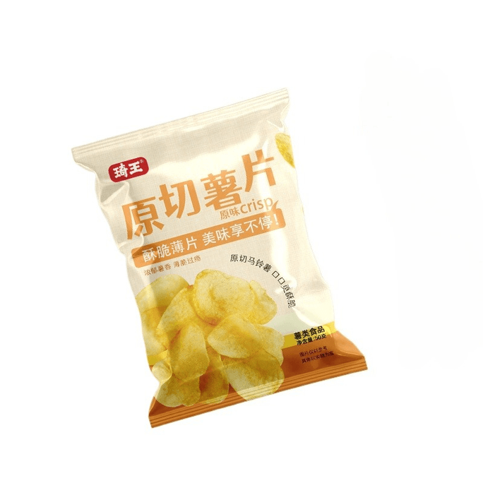 【中国直邮】 琦王 原切薯片50g*2袋