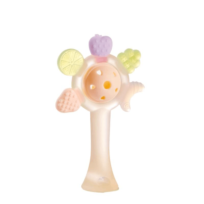 Hand-Cranked Bell 0 To 6 Months Old Toy Crystal Translucent Powder 120*70mm*1 Piece