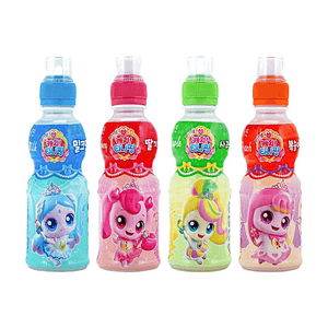 우유맛 음료+딸기맛 음료+사과맛 음료+복숭아맛 유산균 음료, 31.10 fl oz【4가지 맛 4가지 콤보 팩】