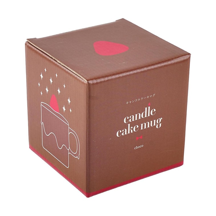 日本DECOLE 蜡烛蛋糕马克杯子 陶瓷杯 棕色 4