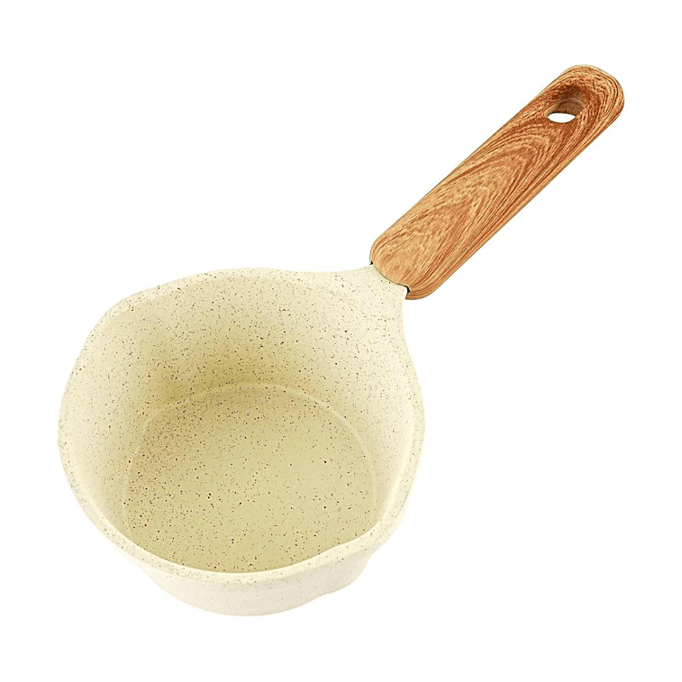 川岛屋 泼油热油小锅 麦饭石不粘锅 迷你煎蛋锅 热奶锅 250ml 9
