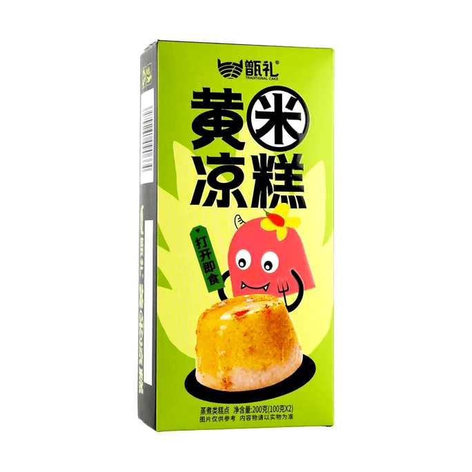 【陕西特产】甑礼 黄米凉糕 200g【小吃糕点】