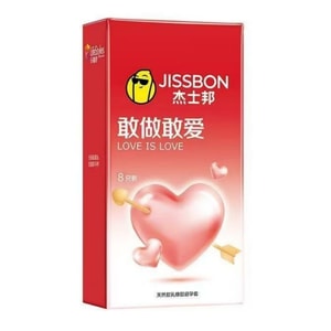 傑士邦 敢做敢愛保險套超薄成人夫妻情趣延時保險套8只裝