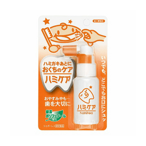 【日本直送】丹平製薬 ベビーオーラルスプレー 25g ピーチ風味 すすぎ不要 ブラシ付き歯磨き粉 液体歯磨き粉 2～4歳児用