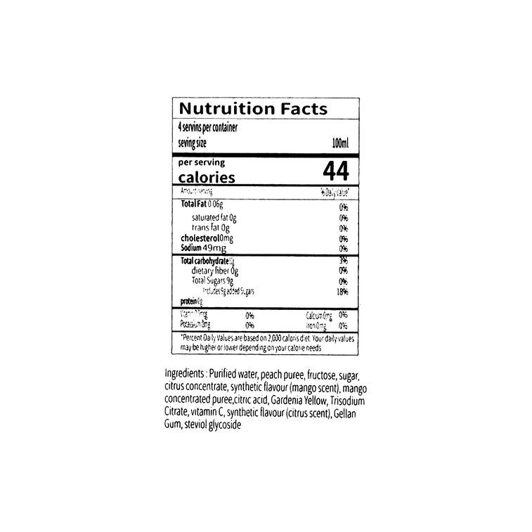 Peach Mango Drink 1.5L 3