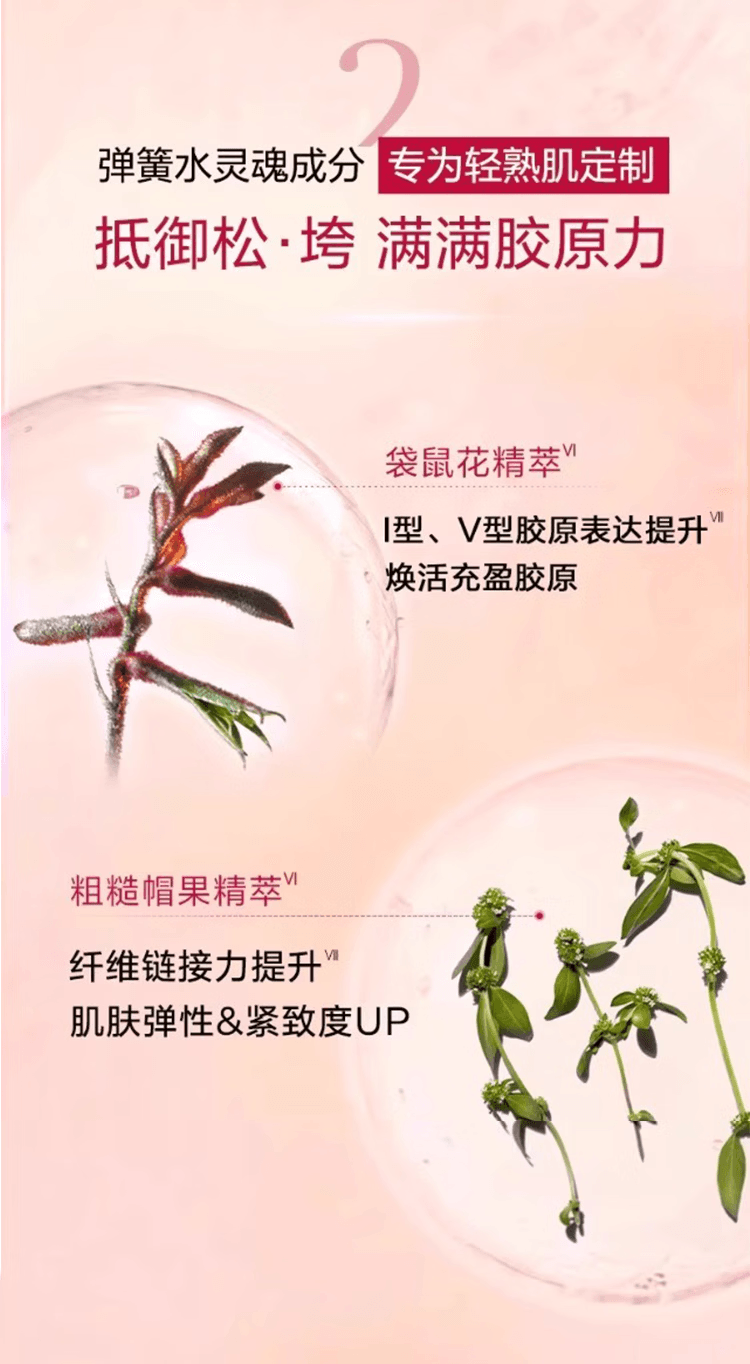 【中國直郵】 法國 CLARINS 嬌韻詩 嬌韻詩 煥顏精華水彈簧精華 50ml 保濕水清爽水潤