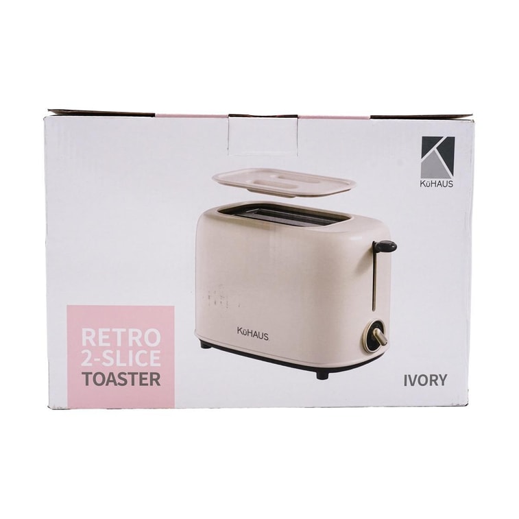 商品詳情 - 韓國KUHAUS 多士爐吐司機烤麵包機 2片式 象牙白色 - 圖片8