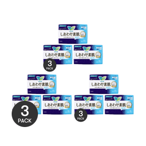 Serviettes hygiéniques super douces Laurier pour femmes avec ailettes, taille 4 / 11,81 pouces, 10 ct (3 paquets) * 3 【Pack économique】
