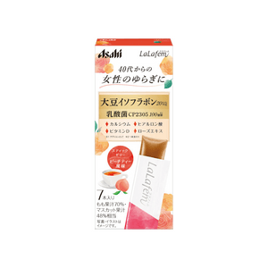 【日本直邮】 日本 朝日 Lalafemme 女性营养果冻 7个 蜜桃红茶味 营养果冻 美容保健 女性护理 补充营养 便携食用 健康支持 美容调理