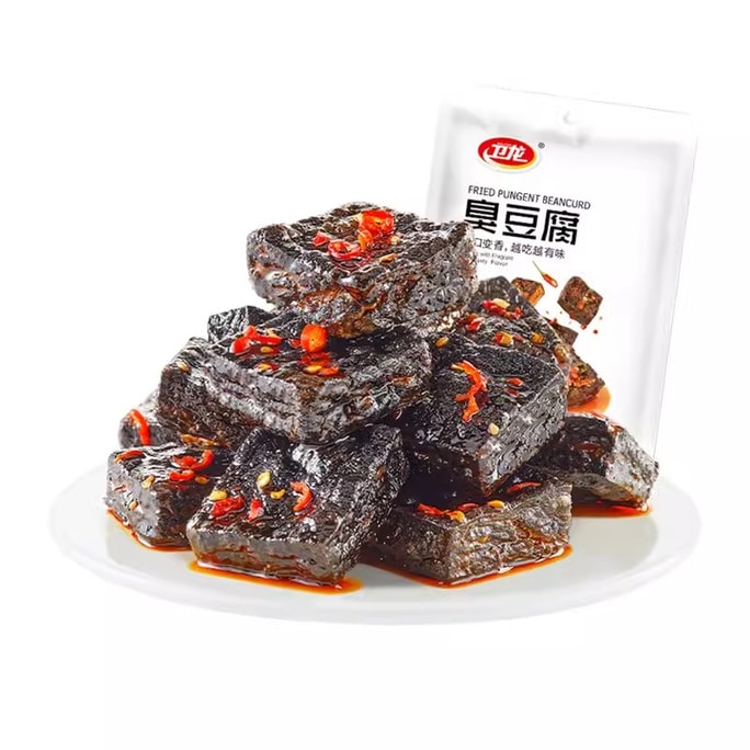 [중국 직배송] 위룡 건두부 취두부 스낵 식품 창사 특별 스낵 채식 매운 건두부 120g*1 봉지