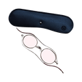 SHIORI||专利镜框轻薄镜片太阳镜SI-04||3白金&亮棕色