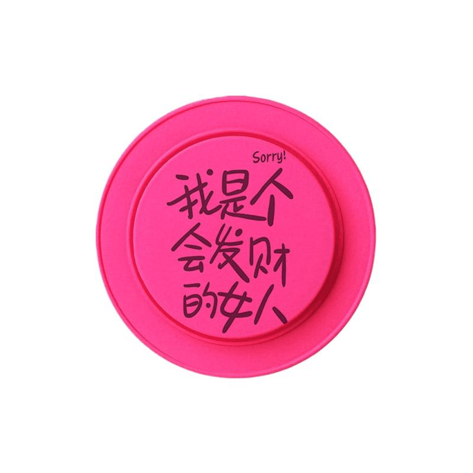 New Rose Red Magnetic Airbag Telescopic Phone Stand For Girls Fun Funny, Personalized, Creative * 1 Piece