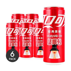 Coca Cola,Carbonated Drinks, Original Flavor ,Canned, Special Packaging 11.5 fl oz *6【6 Packs】