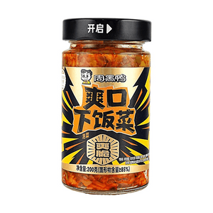 【中国直邮】 周黑鸭 爽口下饭菜200g