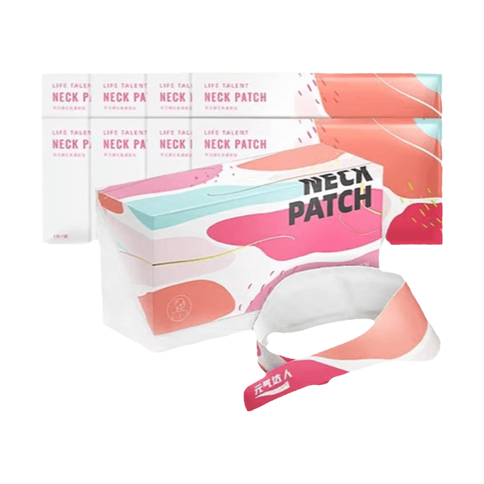 Shoulder and Neck Warm Patch, 8 Pieces/Box
