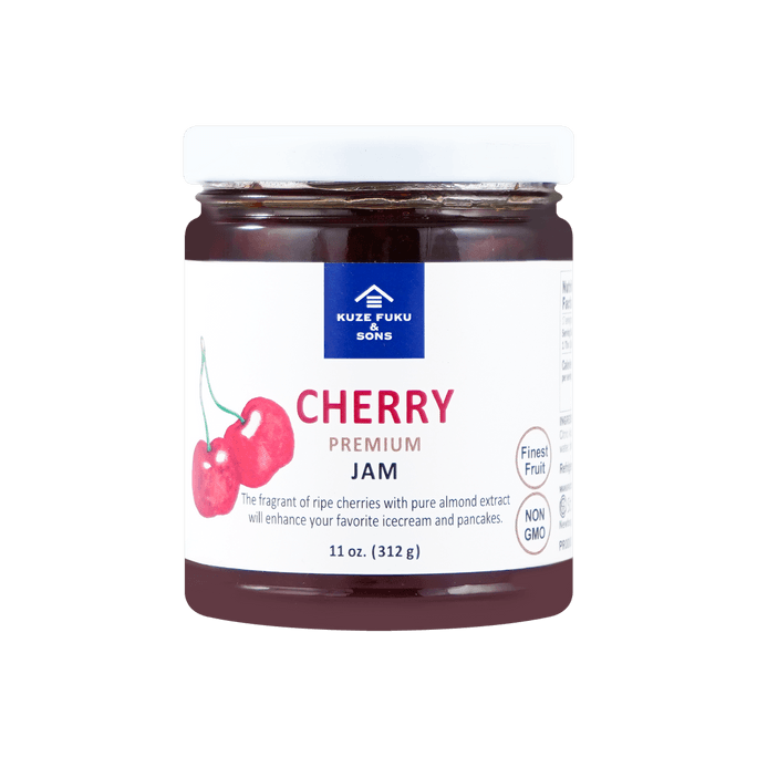 KUZE FUKU & SONS Cherry Premium Jam, 11oz