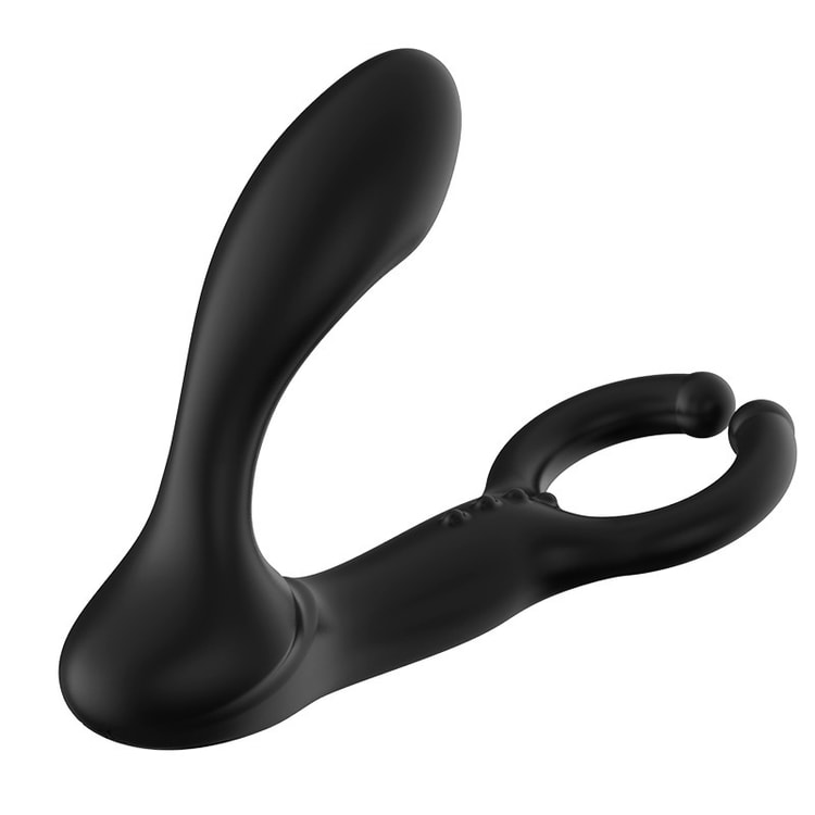 Libo Anal Plug Cock Ring Black