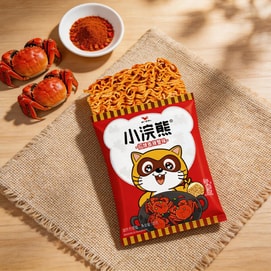 Spicy Crab Crispy Noodles - Crunchy Snack, 1.23 oz
